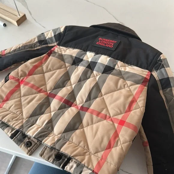 6 month Burberry Quilted jacket